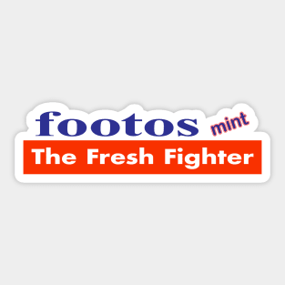 Footos - The Fresh Fighter Sticker